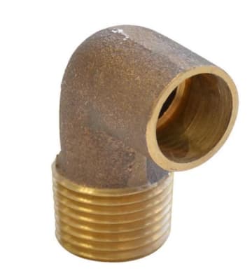 Codo terminal bronce 1/2'' SO-HE