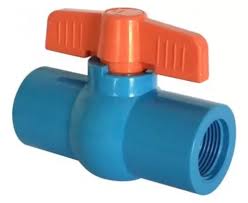 Llave de paso bola PVC 1/2'' HI-HI blanco