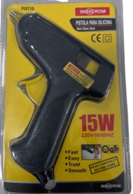 Pistola para silicona 15w con 2 barras de silicona Inoxcrom1