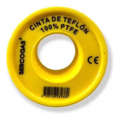 Cinta de teflón gas 3/4'' x 10m