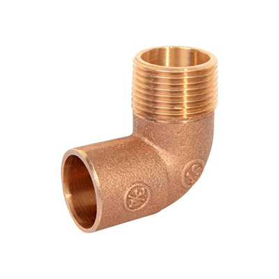 Codo terminal cobre 3/4'' SO-HE1