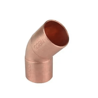 Codo cobre 1/2'' 45° SO