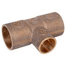 Tee cobre 3/4''x1/2''x3/4' SO-SO-SO
