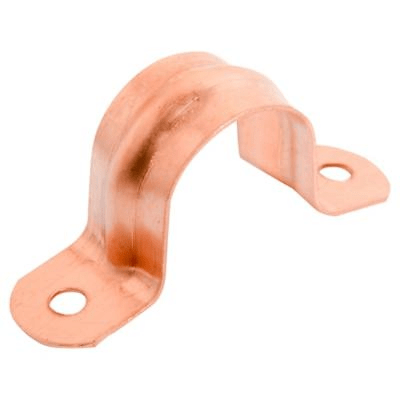 Abrazadera de cobre 1/2'' (omega)
