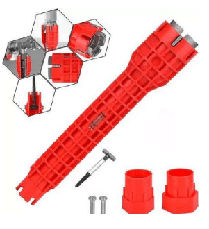 Llave gasfitería multifuncional  5 en 1