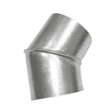 Codo 5'' x 0.8mm 45° galvanizado (caldera/calefon)1