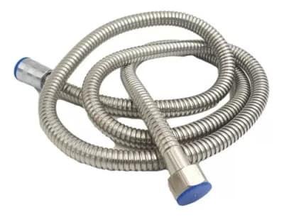 Flexible de ducha 1/2'' x 2 metros acero inoxidable reforzado1