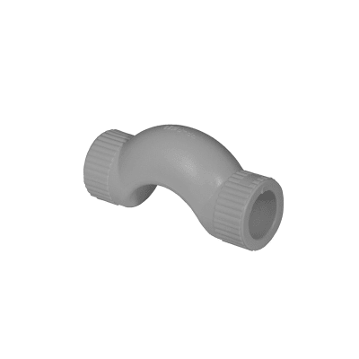 Curva sobre paso PPR 25mm 1