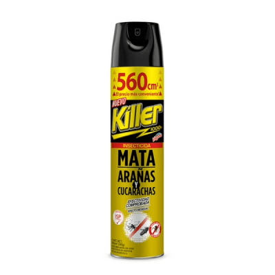 Insecticida mata arañas y cucharachas 560cc Killer