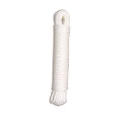 Cuerda trenzada blanco 4mm 1 metro