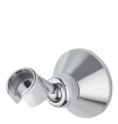 Soporte para mango de ducha cromado móvil redondo1