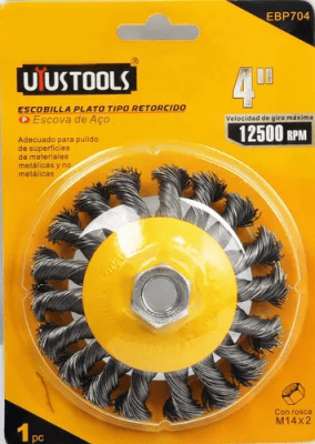 Escobilla copa twisted (grata conica) 5'' Uyustools1