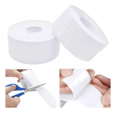 Tira sellado baño impermeable ducha 3.8cm x 3.5m