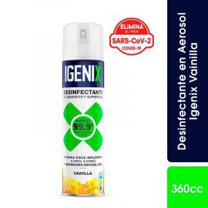 Desinfectante aerosol Igenix vainilla 360cc