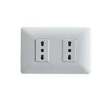 Tomacorriente doble bipaso 10A/16A 250V 2922 Blanco Stanford