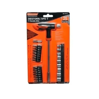 Set destornillador tipo T 25 piezas