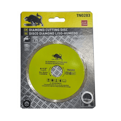 Disco diamantado liso humedo 4 1/2'' Toro Negro1