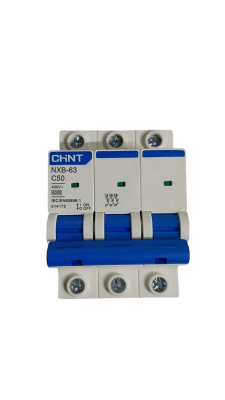 Interruptor automatico 3x50A C 6K 230-240VAC NXB-63 Chint