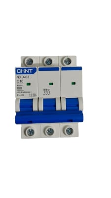 Interruptor automatico 3x10A C 6K 230-240VAC NXB-63 Chint