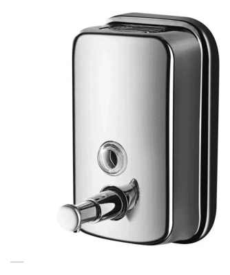 Dispensador para jabon liquido pared metalico 500ml