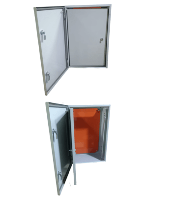 Gabinete metalico con 2 puertas 400x300x200 IP65