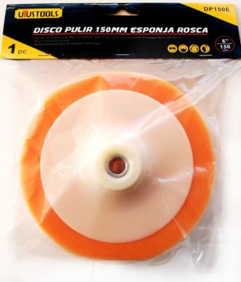 Disco pulir esponja rosca 6'' (150mm) Uyustools