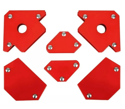 Set escuadras magneticas para soldar 6 piezas Afixs1