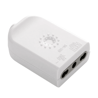 Enchufe hembra volante 2P+T 16A 250V blanco