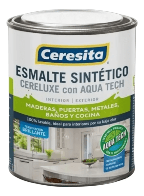 Esmalte sintetico con aquatech amarillo rey 1/4 gl.