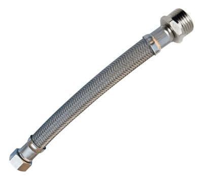 Flexible de agua calefon 1/2x1/2'' HI-HE 30 cm1