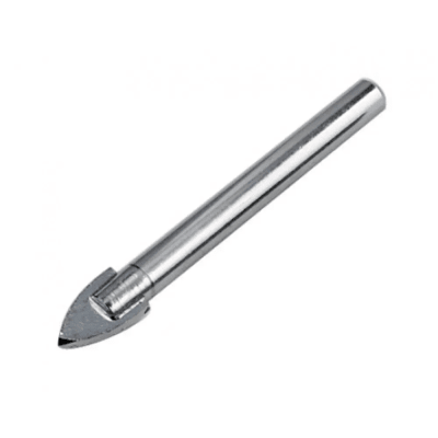 Broca punta flecha vidrio y cerámica 10mm Asaki1