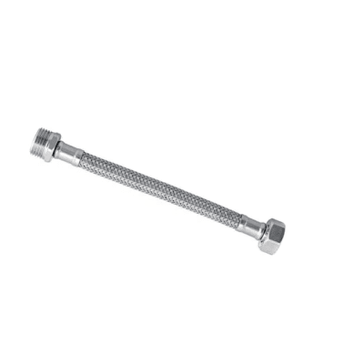 Flexible de agua 1/2x1/2'' HI-HE 30 cm Inoxcrom1
