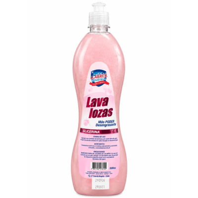 Lavalozas rosa con glicerina 500cc.1