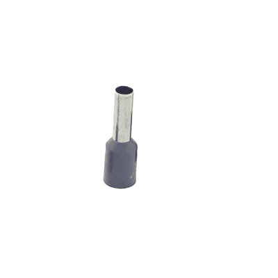 Terminal electrico ferrul 2.5mm2 gris 1 unidad
