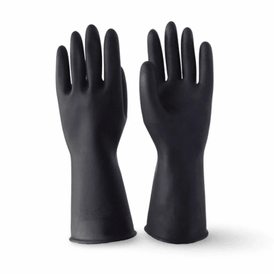Guante latex industrial Talla 9 negro1