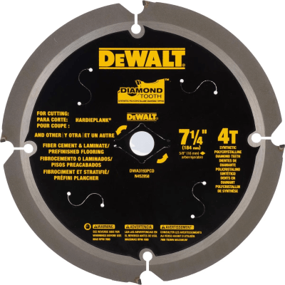 Disco de sierra fribrocemento 7 1/4'' Dewalt