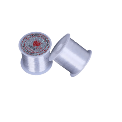 Hilo nylon 0.45mm x 35m blanco (hilo de pesca)