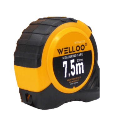 Huincha para medir 7.5m x 25mm Wello1