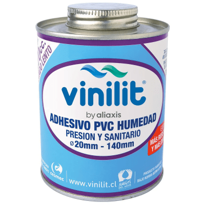 Adhesivo pvc humedad Vinilit tarro 240cc con aplicador1