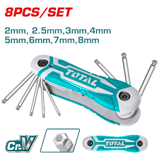 Llave ''T'' hexagonal 2,5x100mm THT1061836 Total