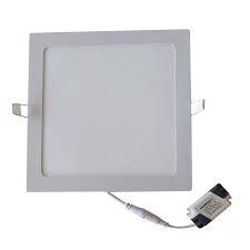 Panel led embutido cuadrado 18W 3000K luz calida