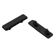 Patin base plano negro 12x35mm x unidad (deslizadores)
