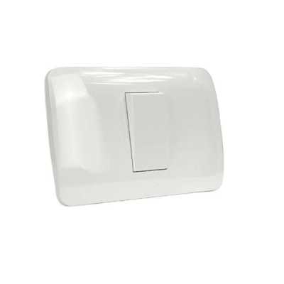 Interruptor simple conmutador (9/24) 10A 250V Blanco Lexo1