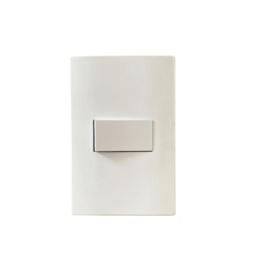 Interruptor simple (9/12) 10A 250V blanco Fenix1