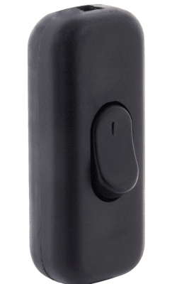 Interruptor lampara pera negro 110/250V generico