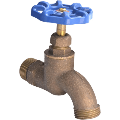 Llave de jardin 3/4'' manilla azul Nibsa