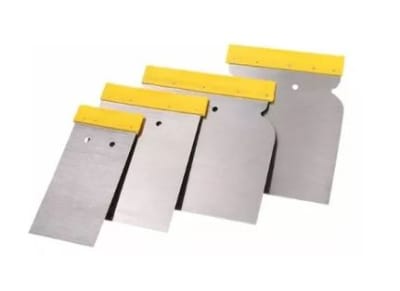 Juego de espátula metálica 4 pzas