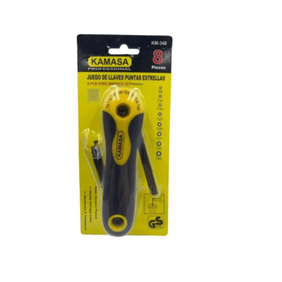 Juego de llaves Torx 9 pzas Kamasa