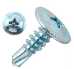 Tornillo cabeza lenteja #8x1/2'' punta broca 1 unidad