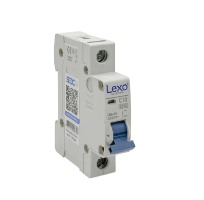 Interruptor automatico 1X10A C 6K Lexo